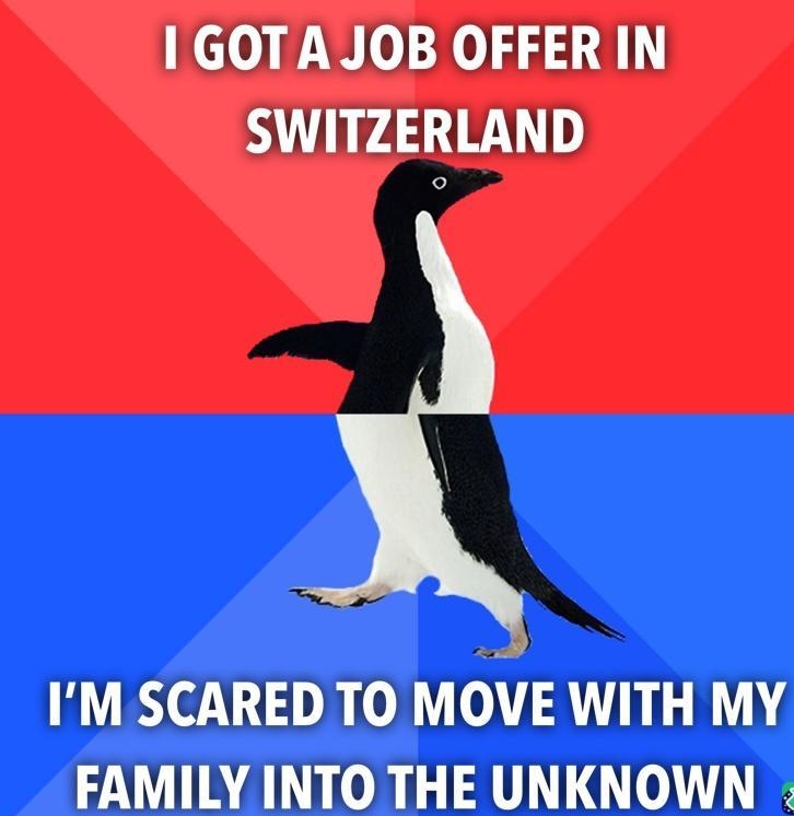 1 GOTAJOB OFFER IN SWITZERLAND IM SCARED TO MOIE WITH MY FAMILY INTO THE UNKNOWN