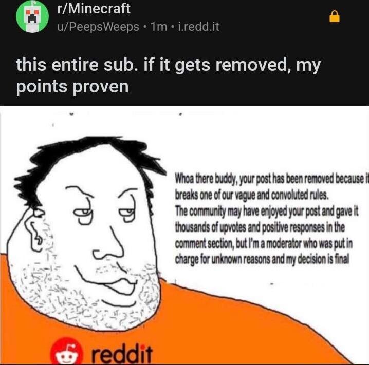 AULE S this entire sub if it gets removed my points proven Whoahere by osthas e removedbcaute breaks e ofur e and ool s The conrunity mayhave e jur postand e ousands ol o an s responss i e conmentecion bt Tma st howas chargefortkoown ressons andmy i