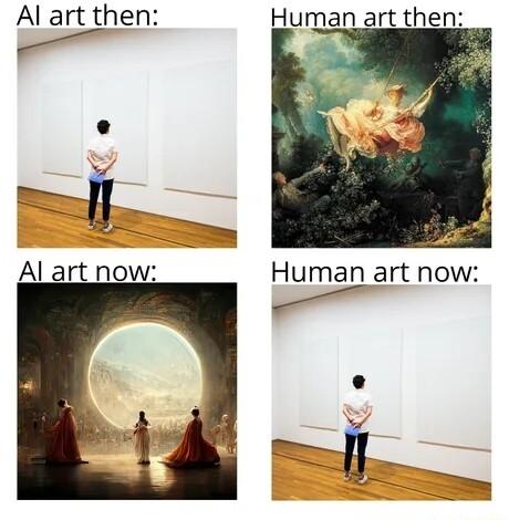 Al art then Human art then