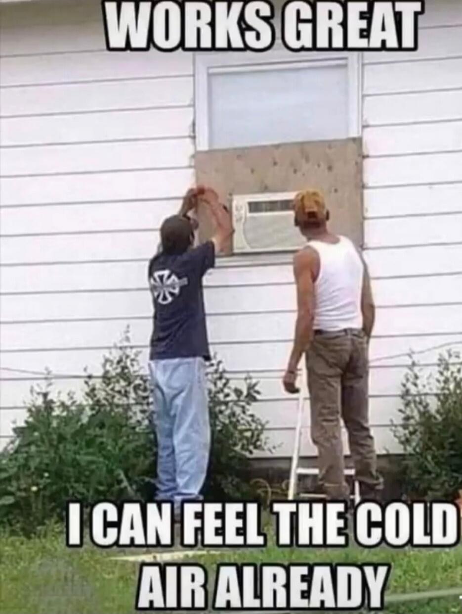 WORKS GREAT
I CAN FEEL THE COLD AIR ALREADY