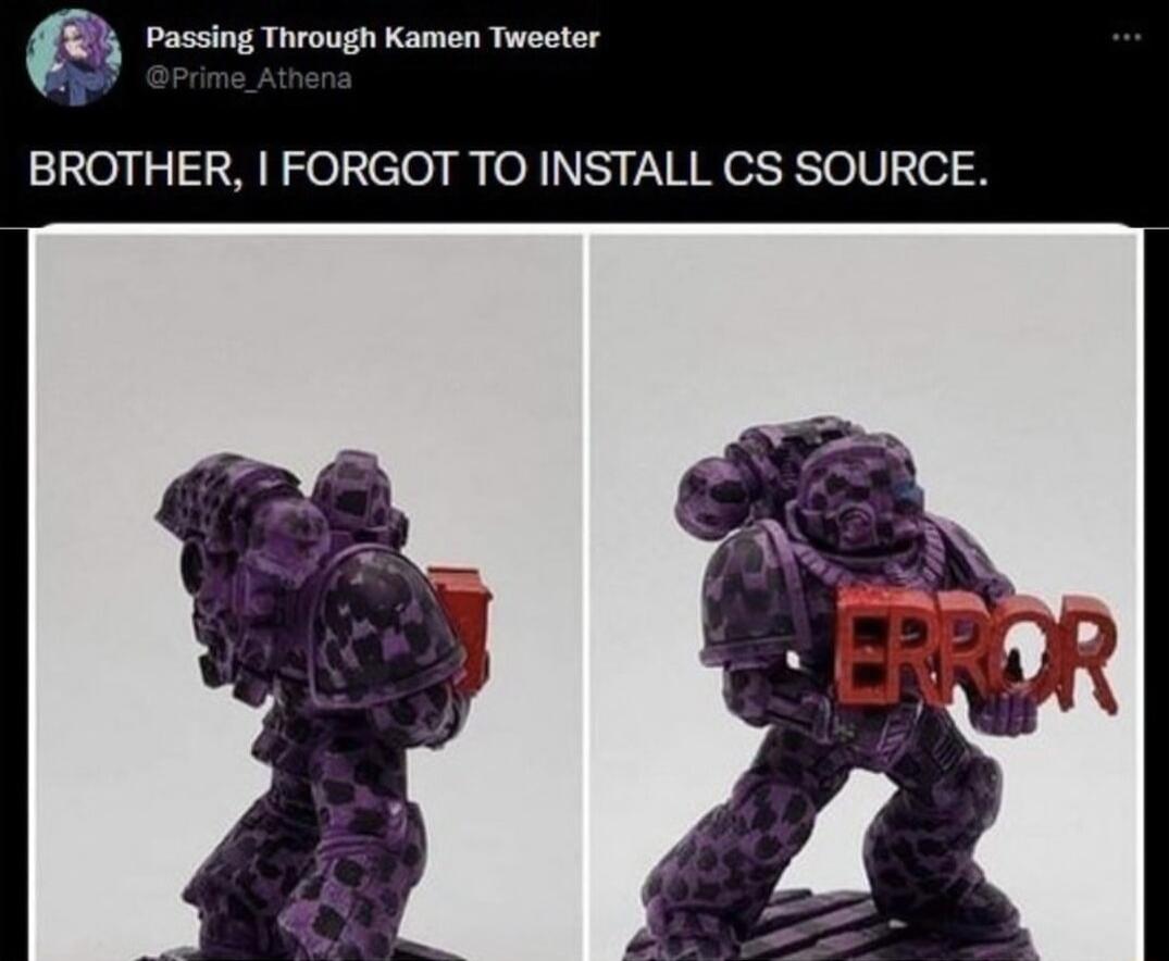 Pomirin il BROTHER FORGOT TO INSTALL CS SOURCE