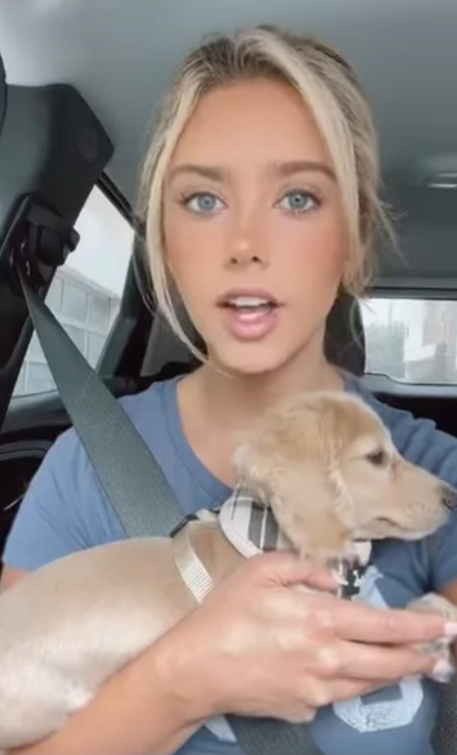Hey everyone, look who's joining me for a ride! This is my new little puppy, isn't he just the cutest? We're heading out for our first adventure together.