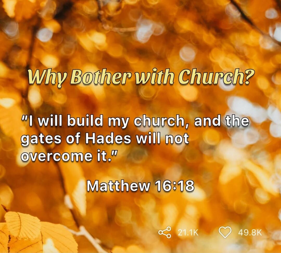 Why Bother with Church? 