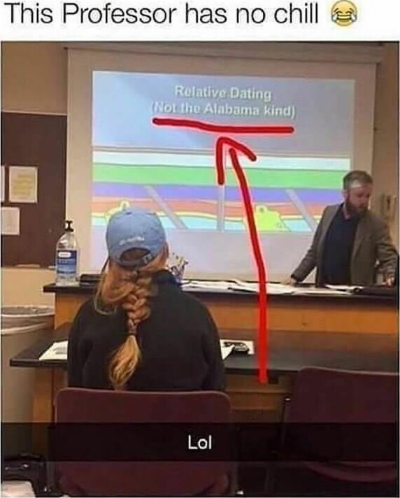 This Professor has no chill