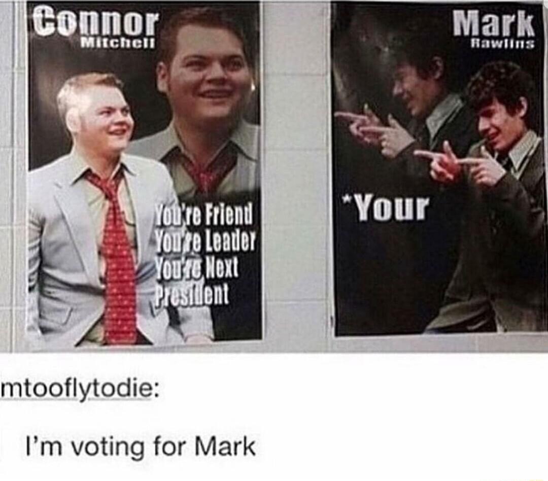 mtooflytodie Im voting for Mark