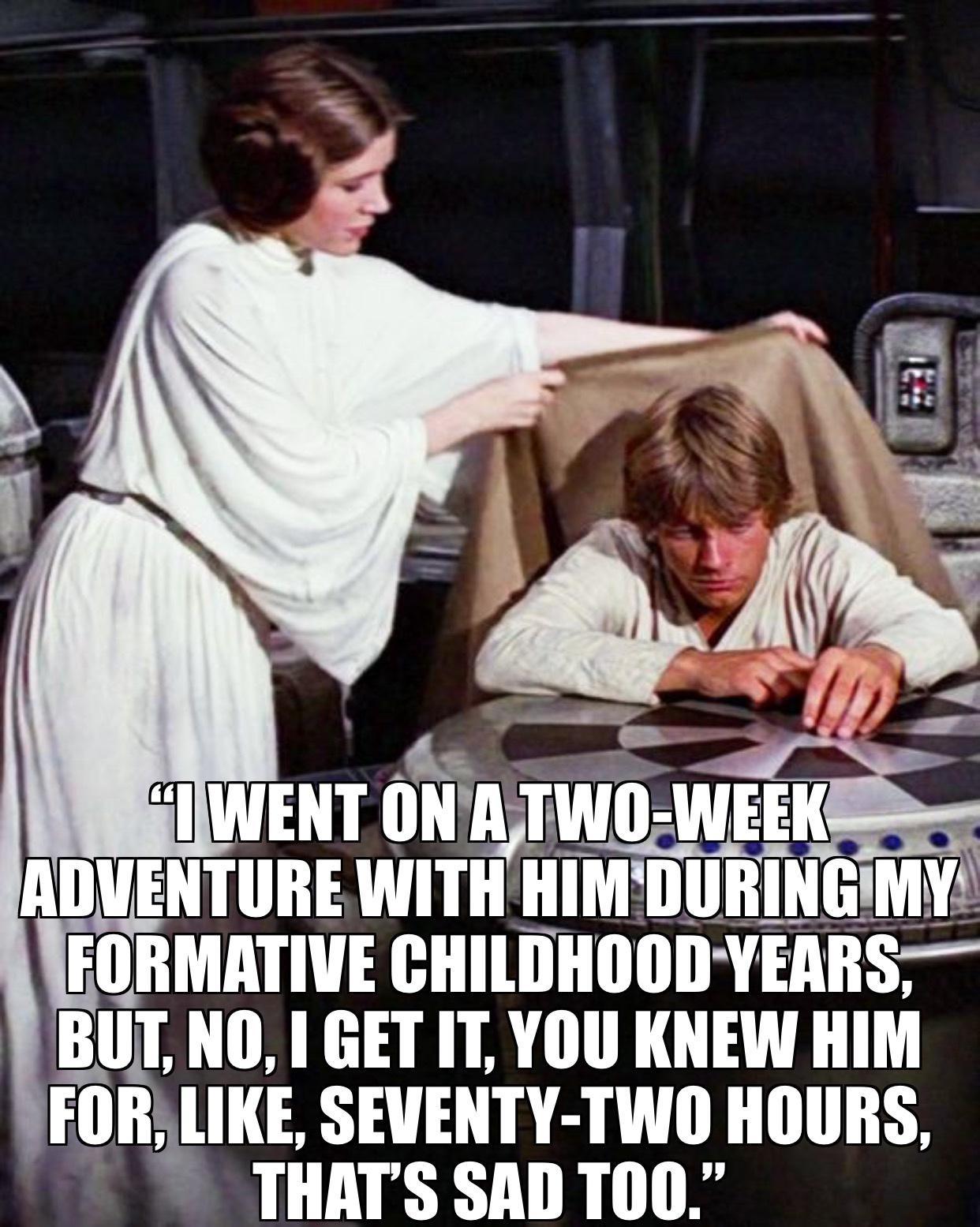 K C WENT ON AT ENTURE WITH HIM