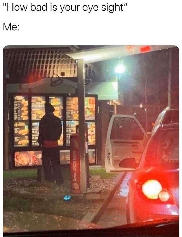 How bad is your eye sight