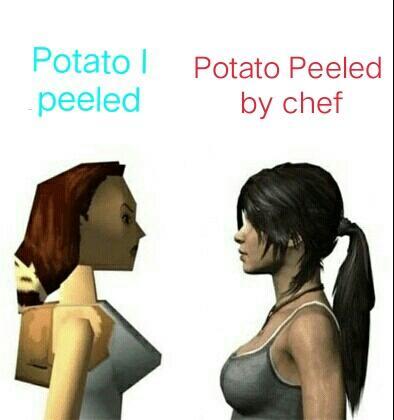Potato peeled