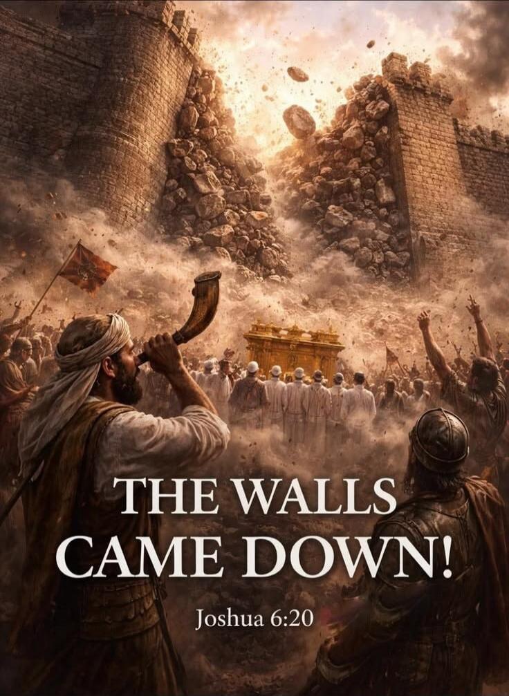 THE WALLS CAME DOWN! Joshua 6:20