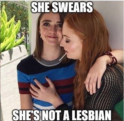 SHESINOT A LESBIAN