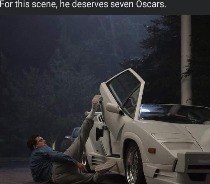 For this scene he deserves seven Oscars