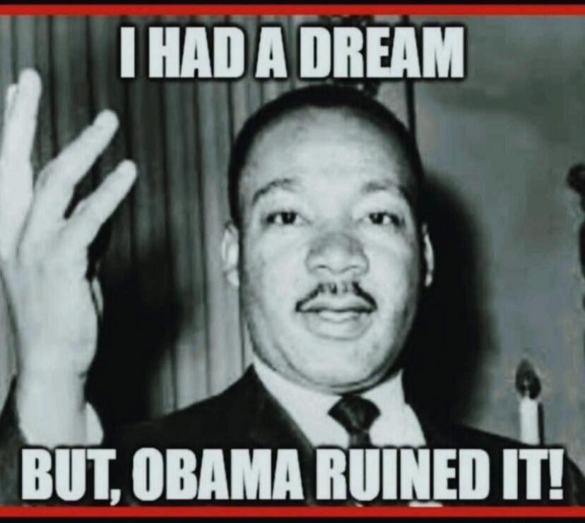 I HAD A DREAM BUT, OBAMA RUINED IT!