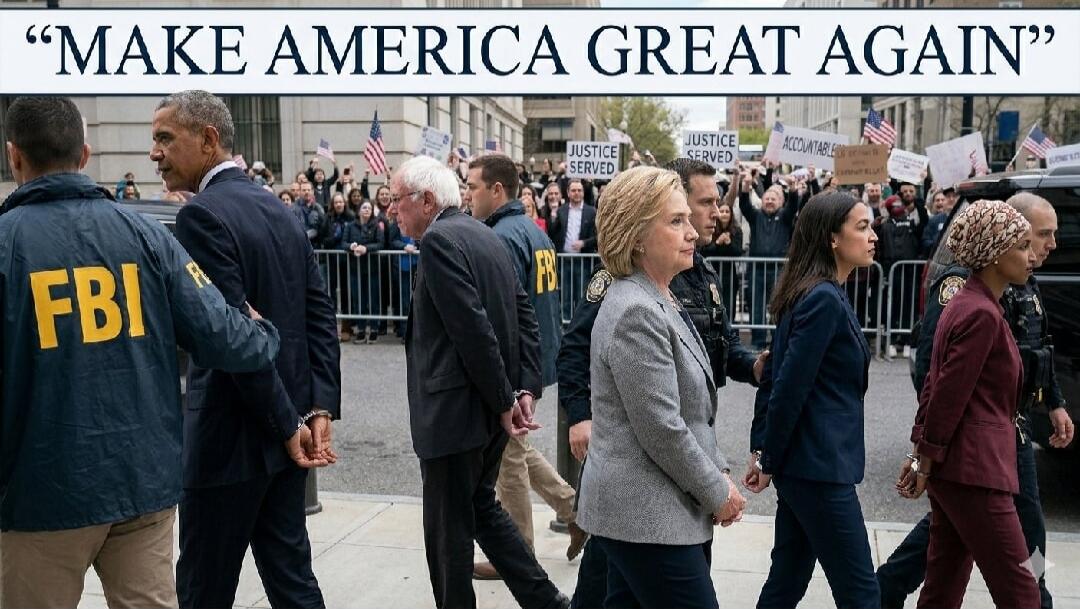 MAKE AMERICA GREAT AGAIN FBI JUSTICE SERVED ACCOUNTABLE