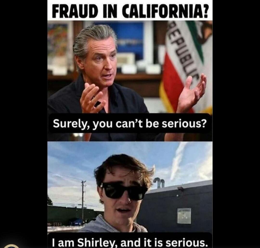 FRAUD IN CALIFORNIA? Surely, you can't be serious? I am Shirley, and it is serious.