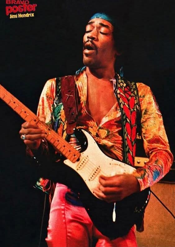 BRAVO POSTER Jimi Hendrix