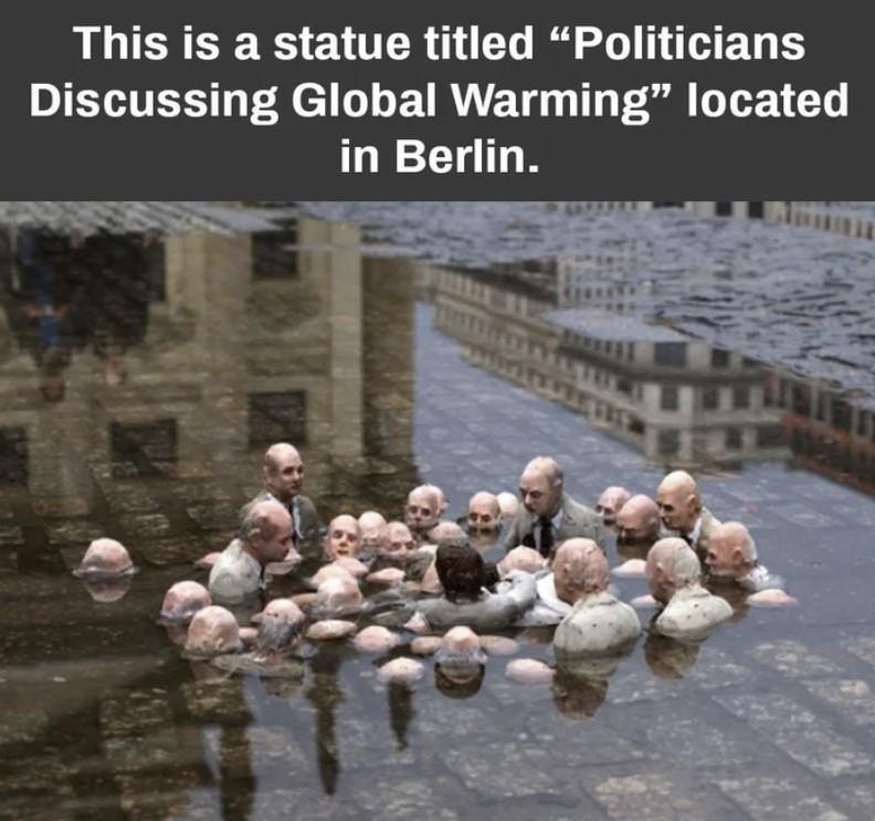 This is a statue titled Politicians LT R el ETRE Ly T PGl o1 L in Berlin