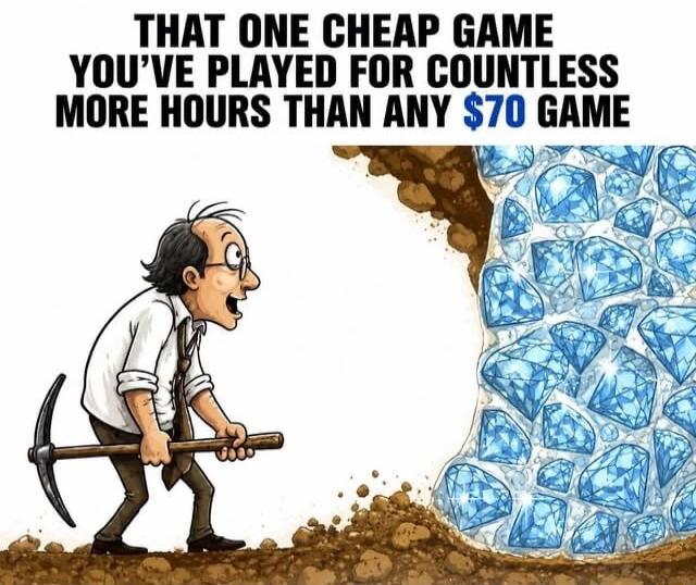 THAT ONE CHEAP GAME YOU'VE PLAYED FOR COUNTLESS MORE HOURS THAN ANY $70 GAME