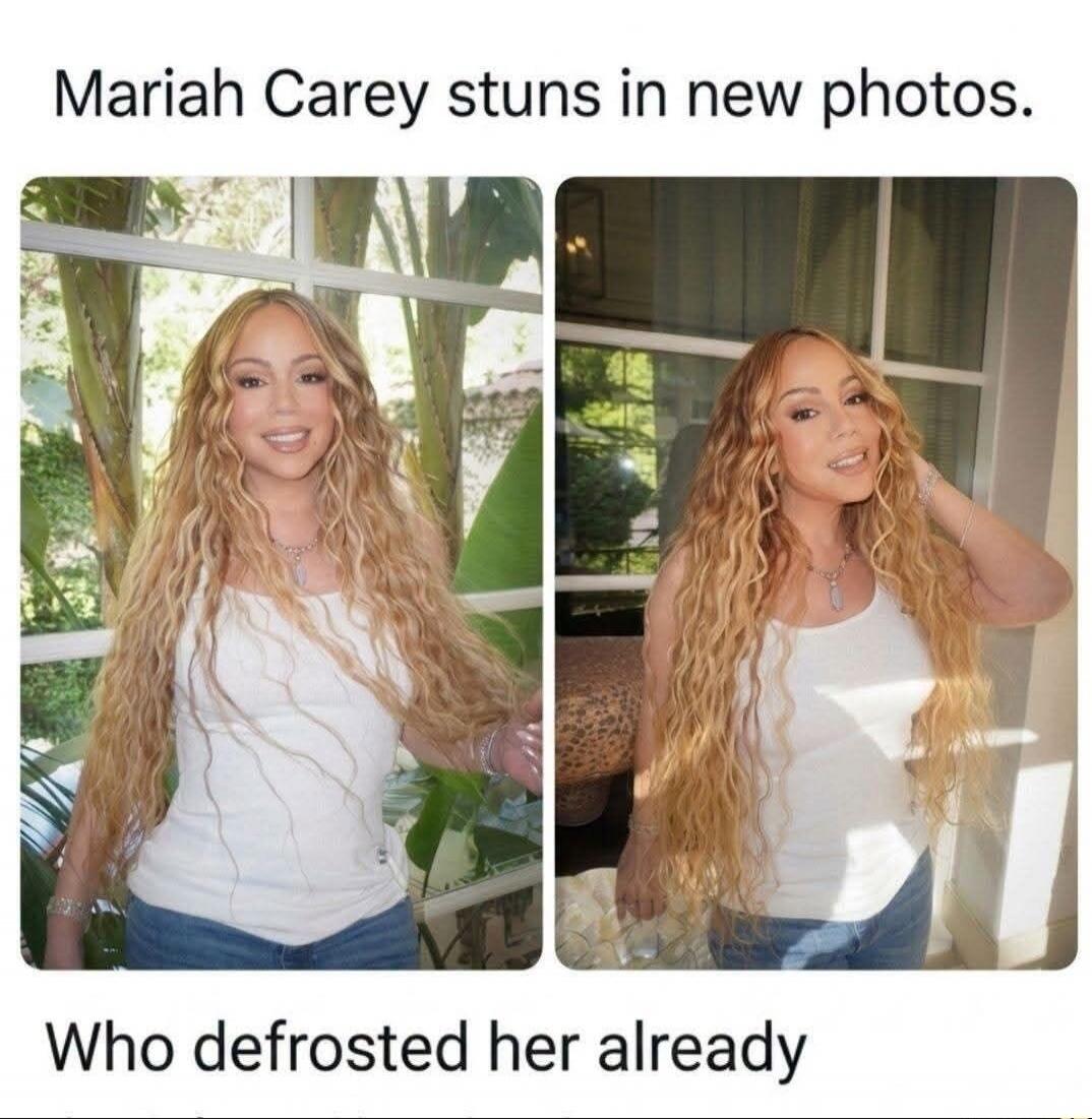 Mariah Carey stuns in new photos. Who defrosted her already