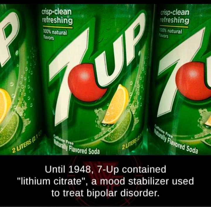 aispclean ispeclean refreshing freshing matdni varum A l N 2 Fog L o Flavored Soda L Until 1948 7 Up contained BTGV eI RN W g oToTo RS o PATVEYT0 LR LR ooTo ET e o o T 8
