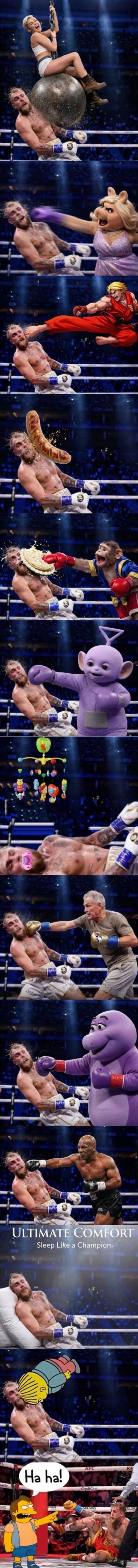 ULTIMATE COMFORT Sleep Like a Champion Ha ha!