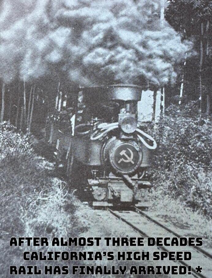 AFTER ALMOST THREE DECADES CALIFORNIA'S HIGH SPEED RAIL HAS FINALLY ARRIVED! *