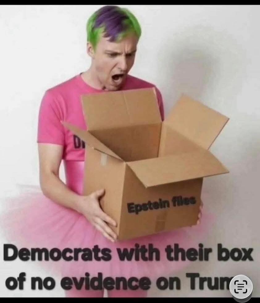 Epstein files Democrats with their box of no evidence on Trump