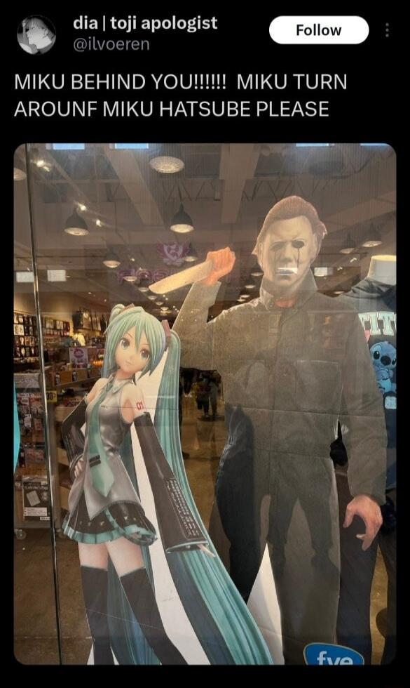 CIEIRGITELTLEN ILEIEN H MIKU BEHIND You MIKU TURN AROUNF MIKU HATSUBE PLEASE