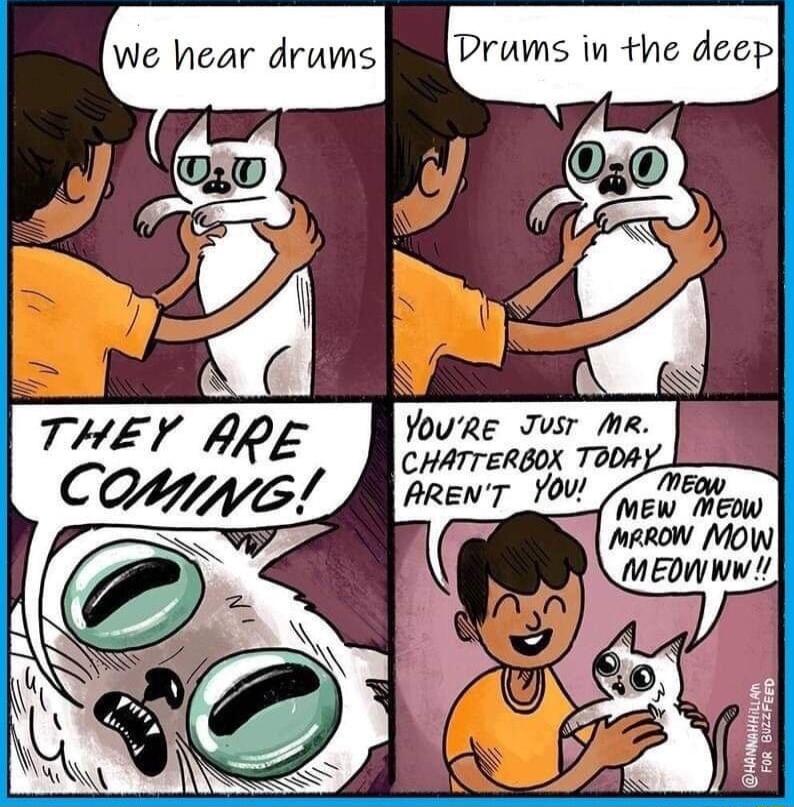 Drums in the deep f o ARENT YoU e MW Meow RROW MOW MEDWWW