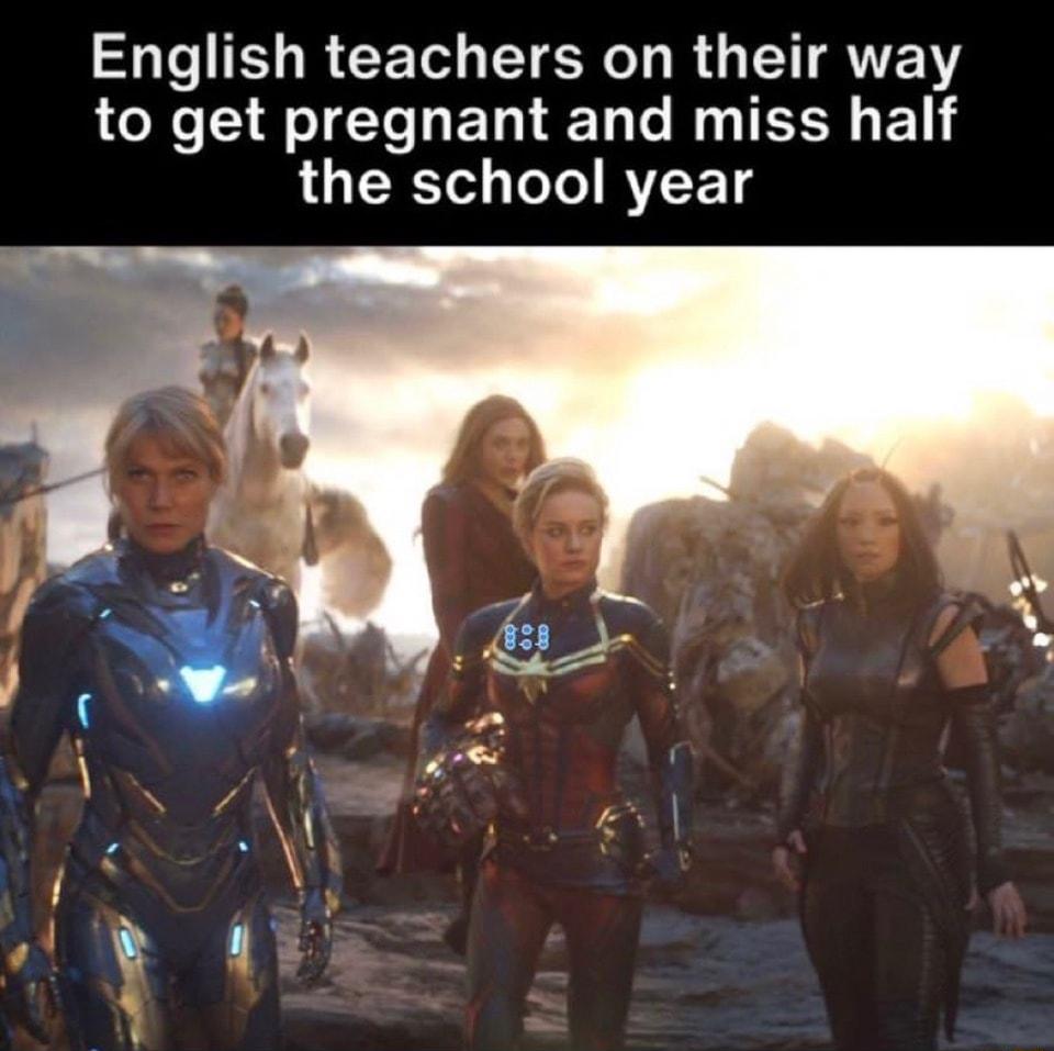 ST IEL R CET TR RGN to get pregnant and miss half the school year