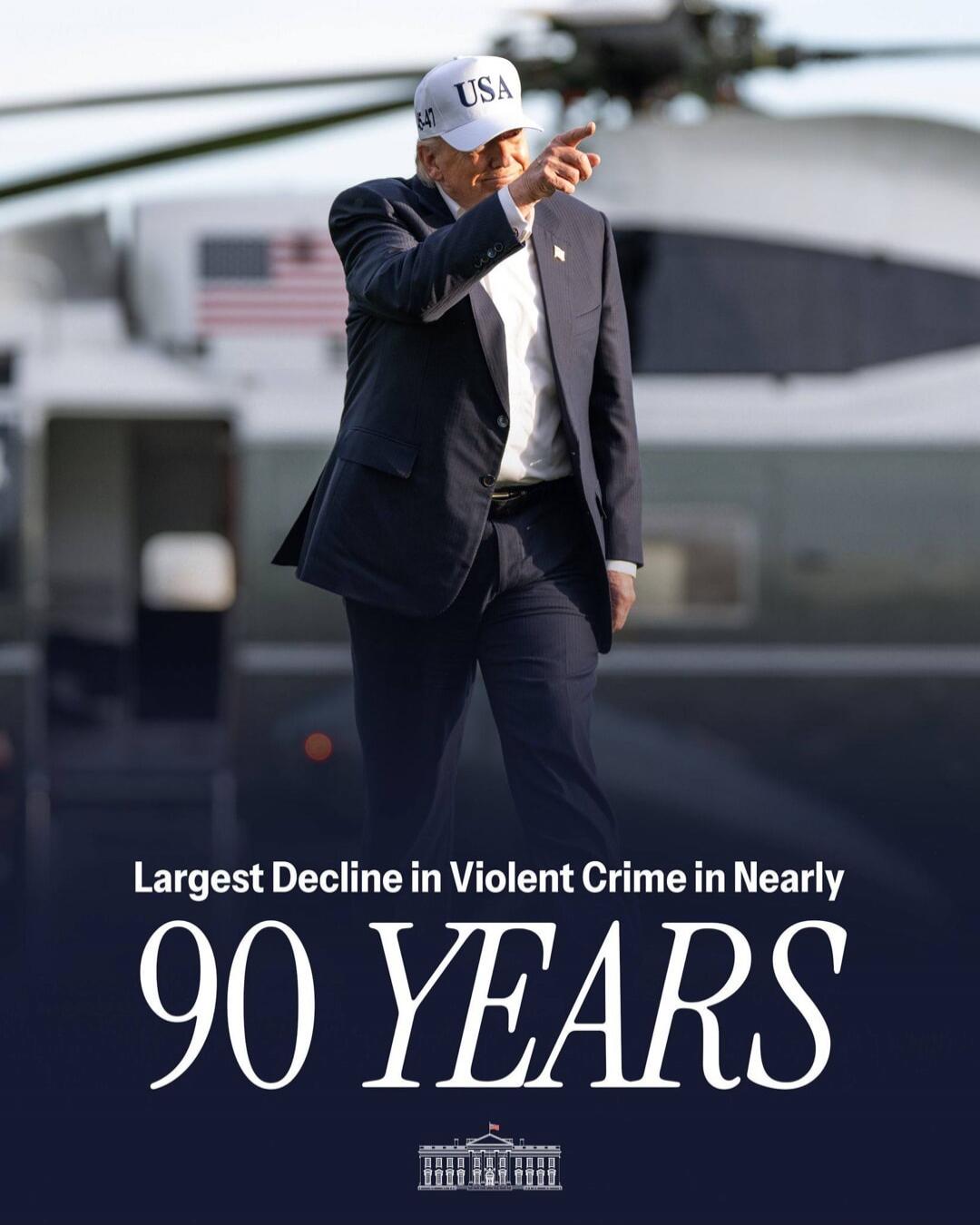 USA Largest Decline in Violent Crime in Nearly 90 YEARS