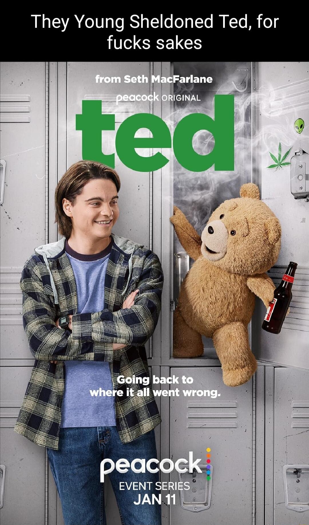 They Young Sheldoned Ted for fucks sakes