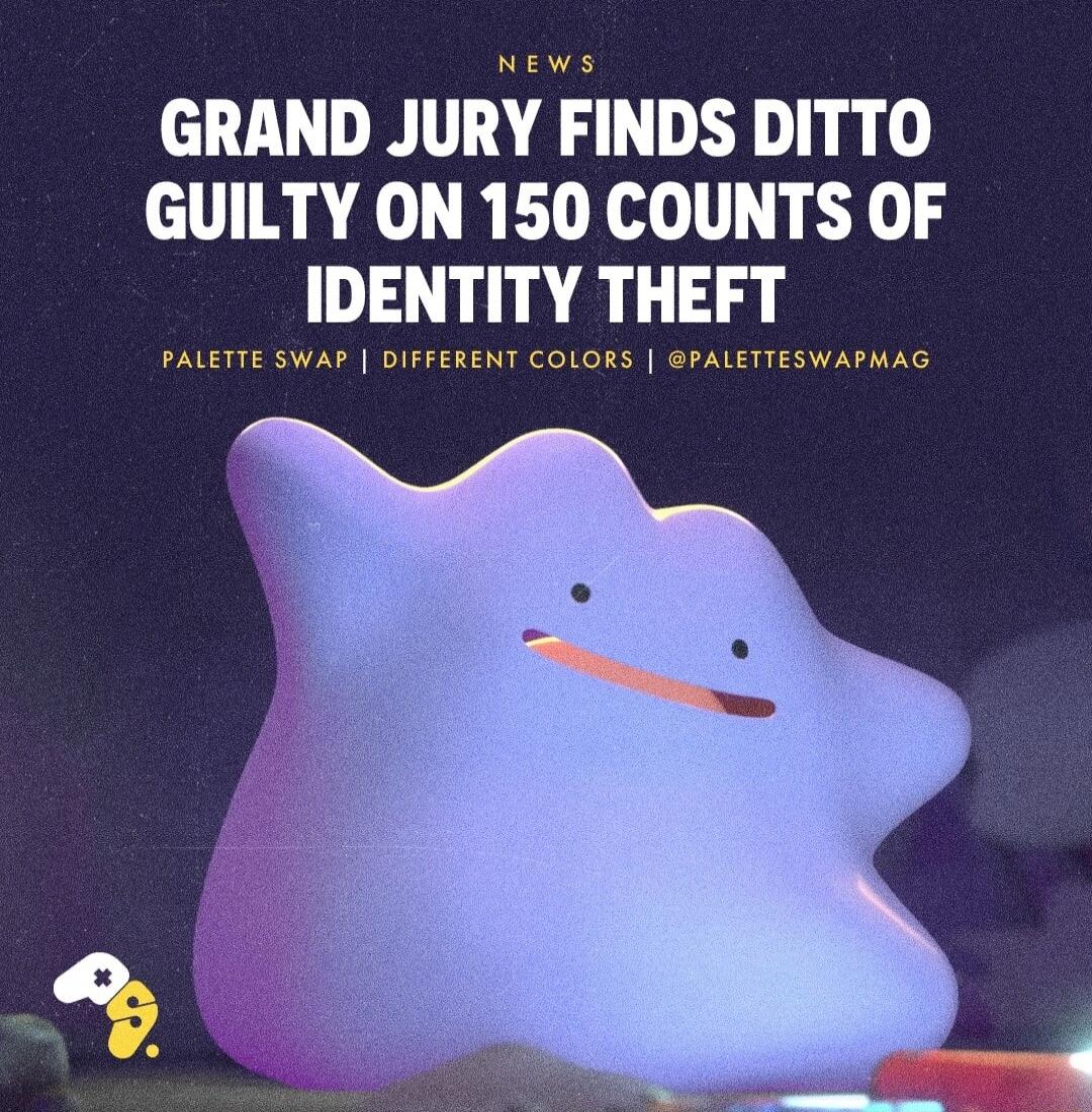 NEWS GRAND JURY FINDS DITTO GUILTY ON 150 COUNTS OF IDENTITY THEFT PALETTE SWAP | DIFFERENT COLORS | @PALETTESWAPMAG