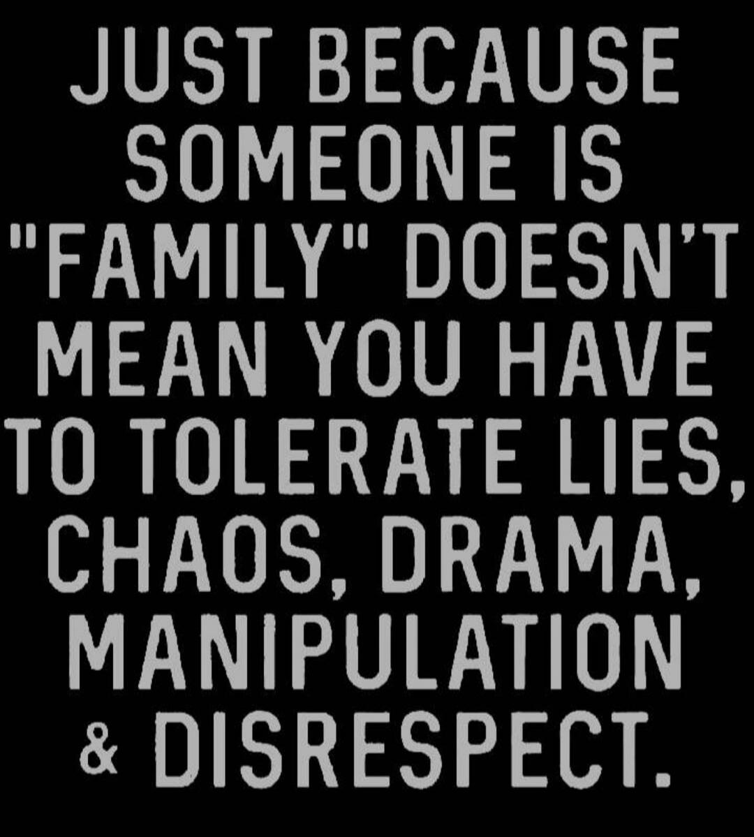 JUST BECAUSE SOMEONE IS 