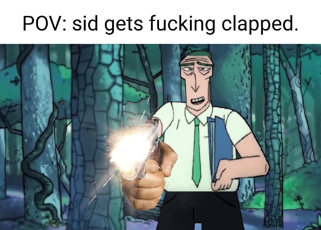 POV sid gets fucking clapped