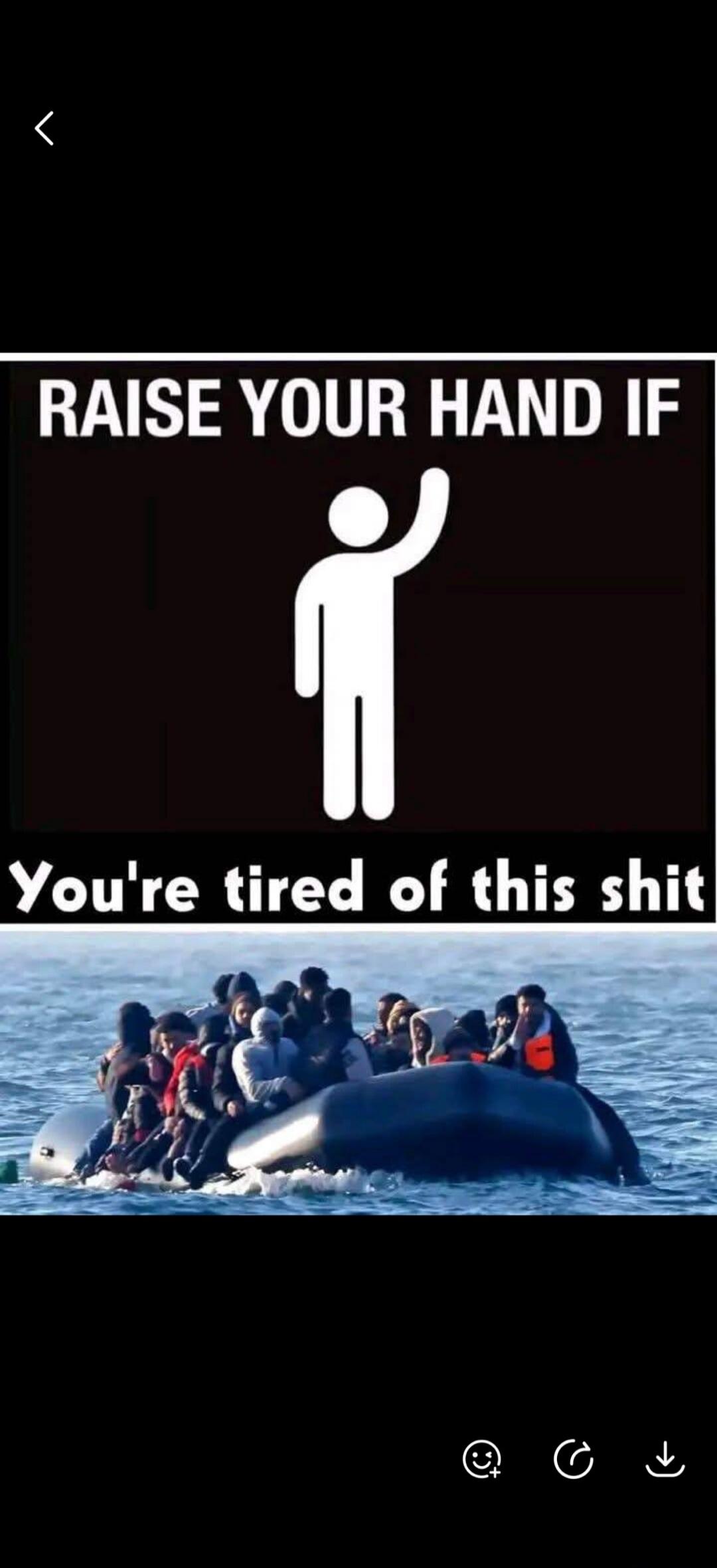 RAISE YOUR HAND IF You're tired of this shit