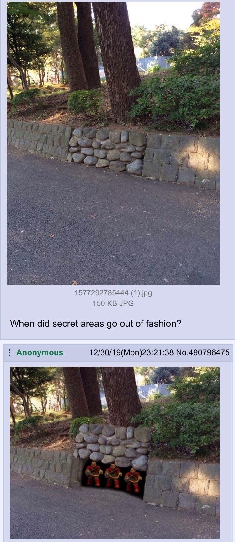 i Anonymous 123019Mon231639 No490796148 When did secret areas go out of fashion i Anonymous 123019Mon232138 N0490796475 490796148 OP