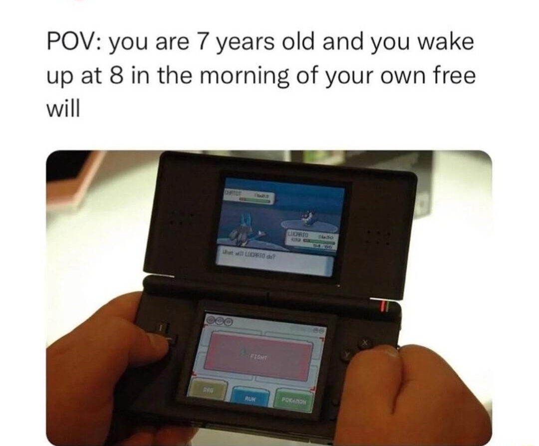 vk 55 Sinnoh Shitpost W DPPt_Shitpost POV you are 7 years old and you wake up at 8 in the morning of your own free will