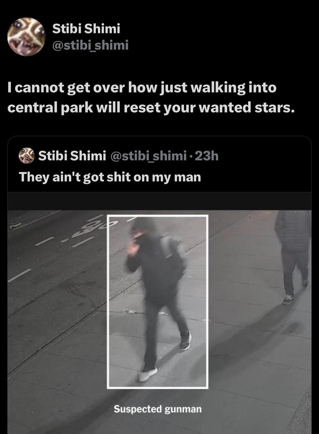 ET T 32 ST LV TE JVET T P 4 central park will reset your wanted stars