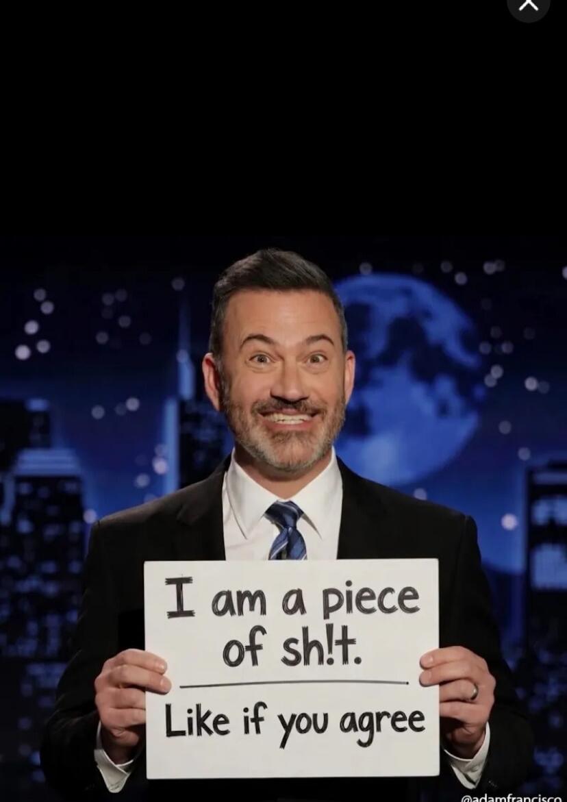 I am a piece of sh!t. Like if you agree