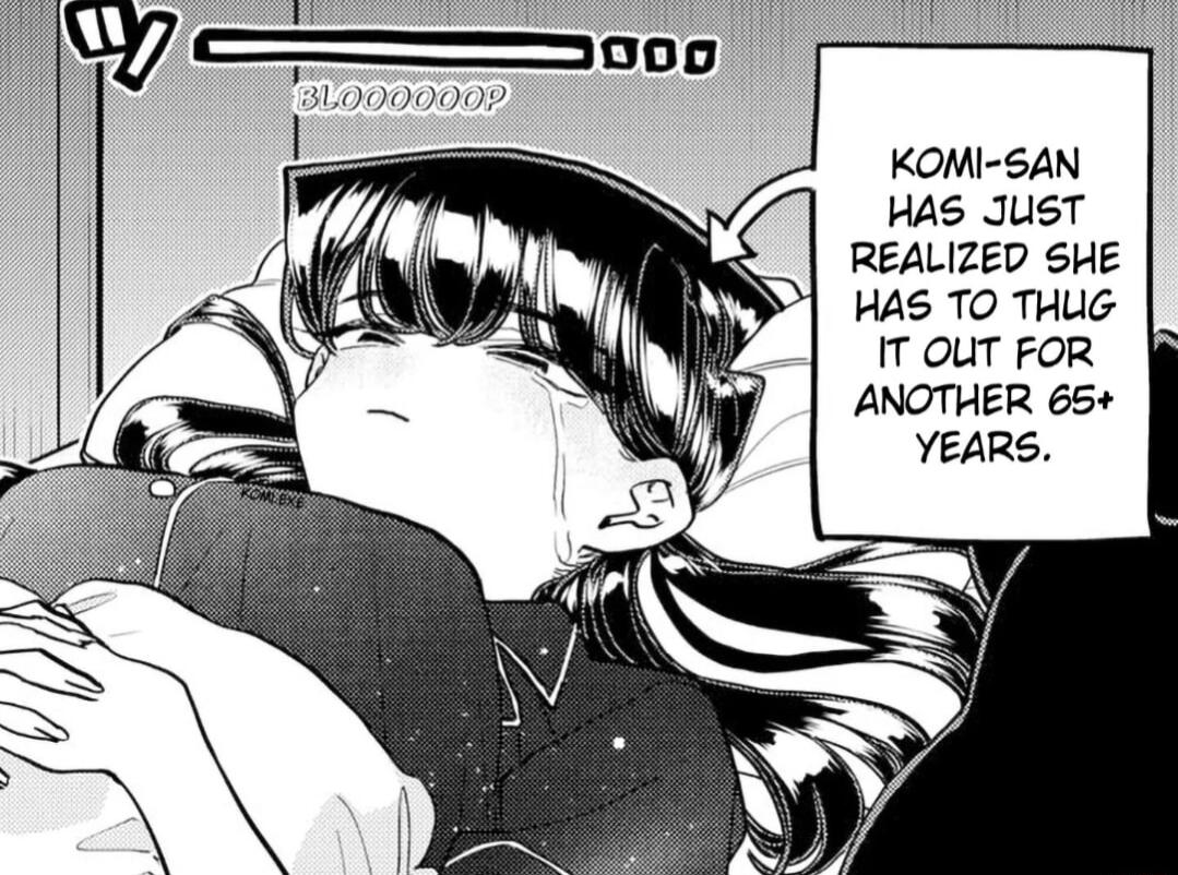 KOMI SAN HAS JusT REALIZED SHE