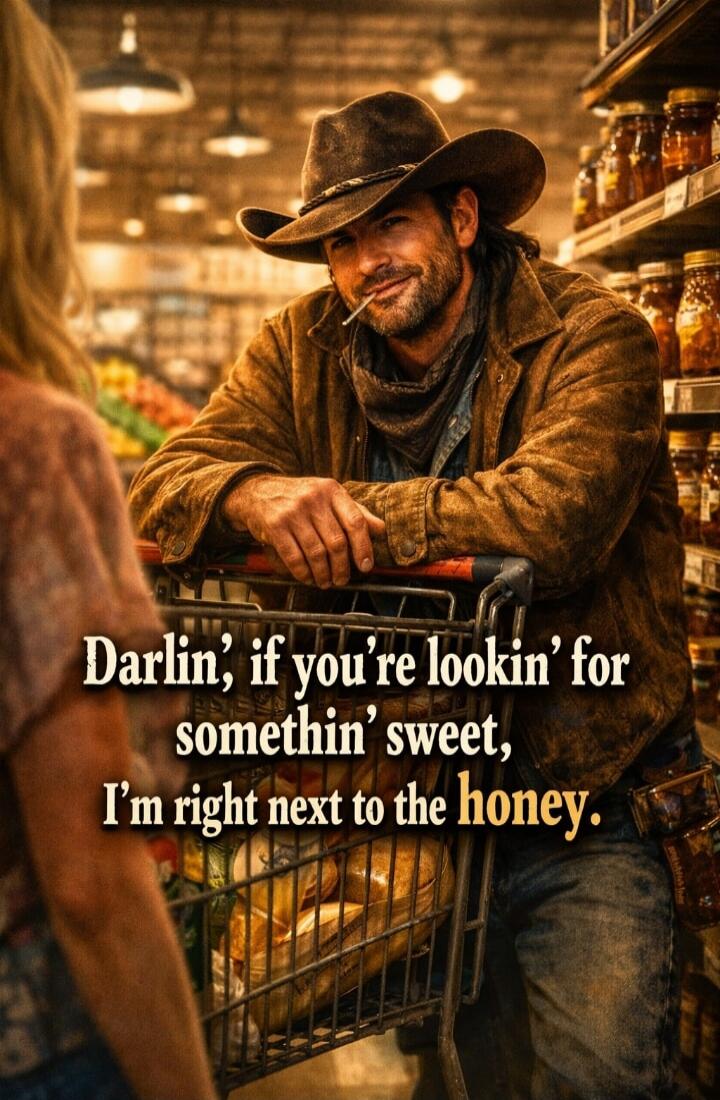 Darlin', if you're lookin' for somethin' sweet, I'm right next to the honey.