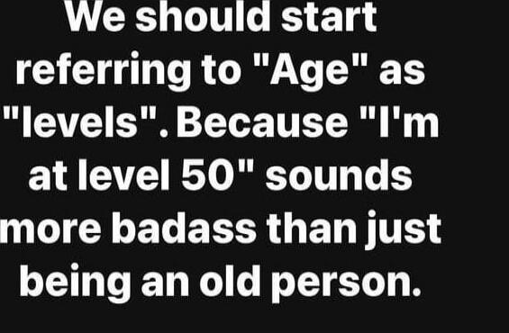 We should start referring to 