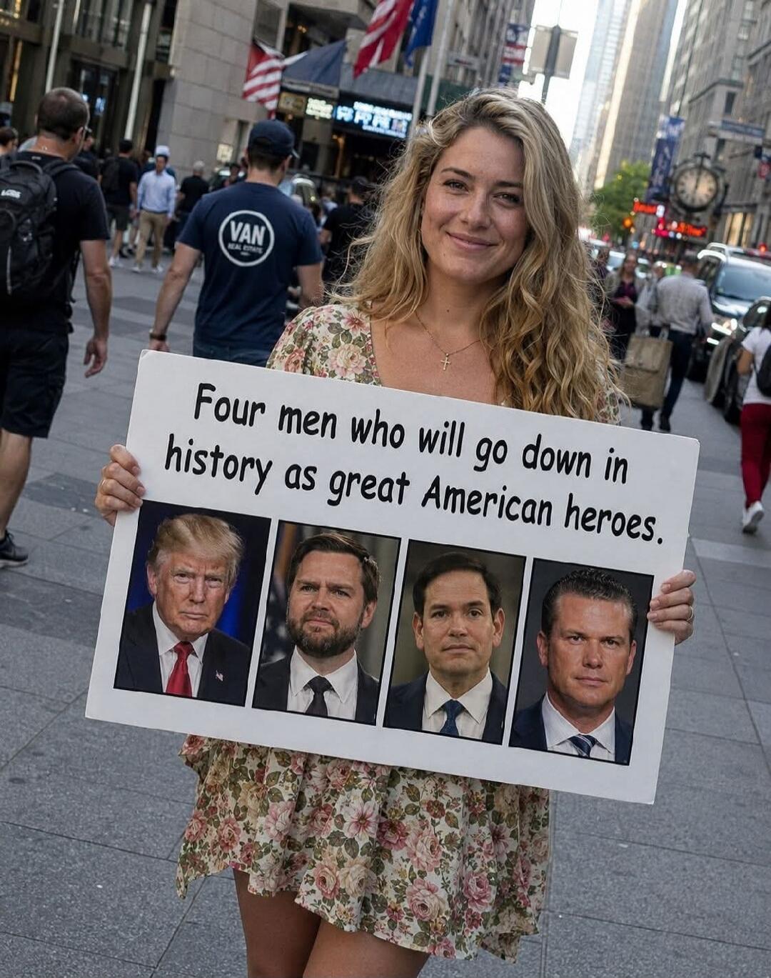 Four men who will go down in history as great American heroes.