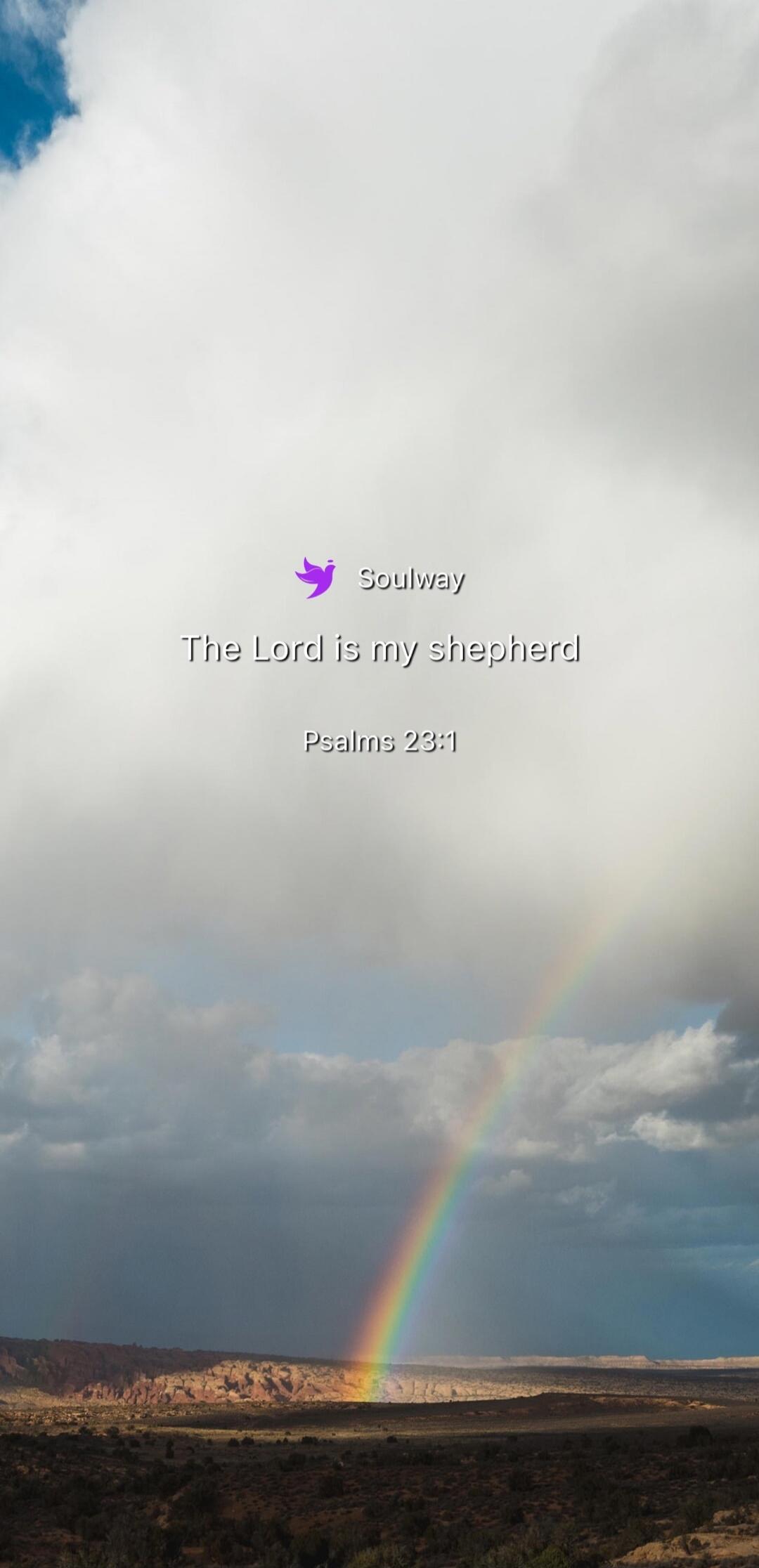 Soulway The Lord is my shepherd Psalms 23:1