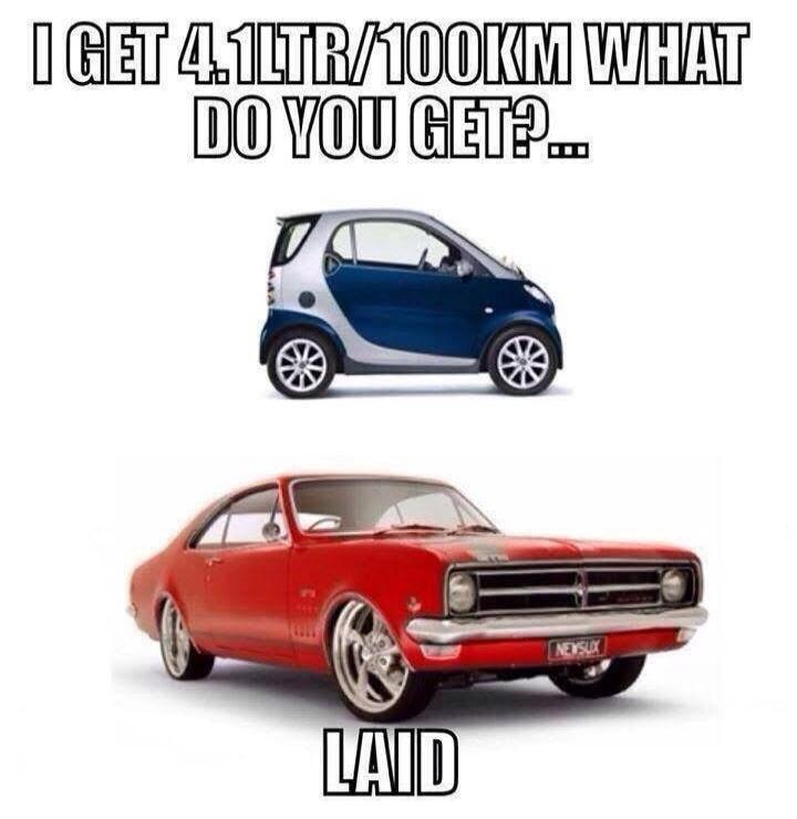 I GET 4.1LTR/100KM WHAT DO YOU GET?... LAID