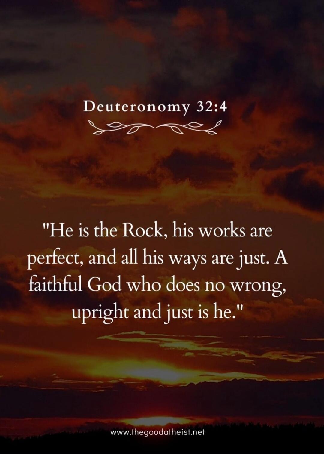 Deuteronomy 32:4 