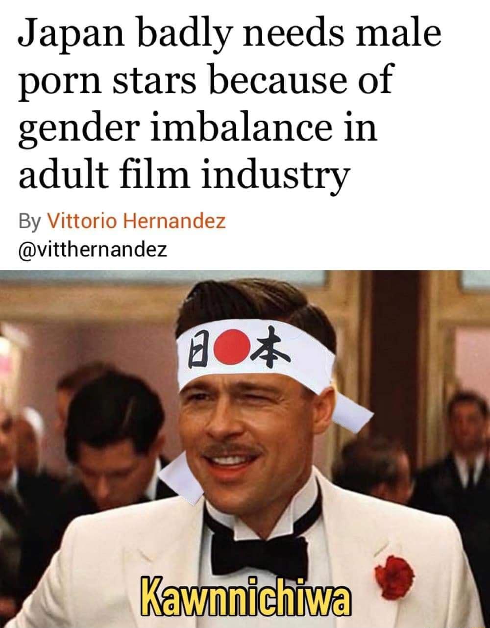 Japan badly needs male porn stars because of gender imbalance in adult film industry By Vittorio Hernandez vitthernandez