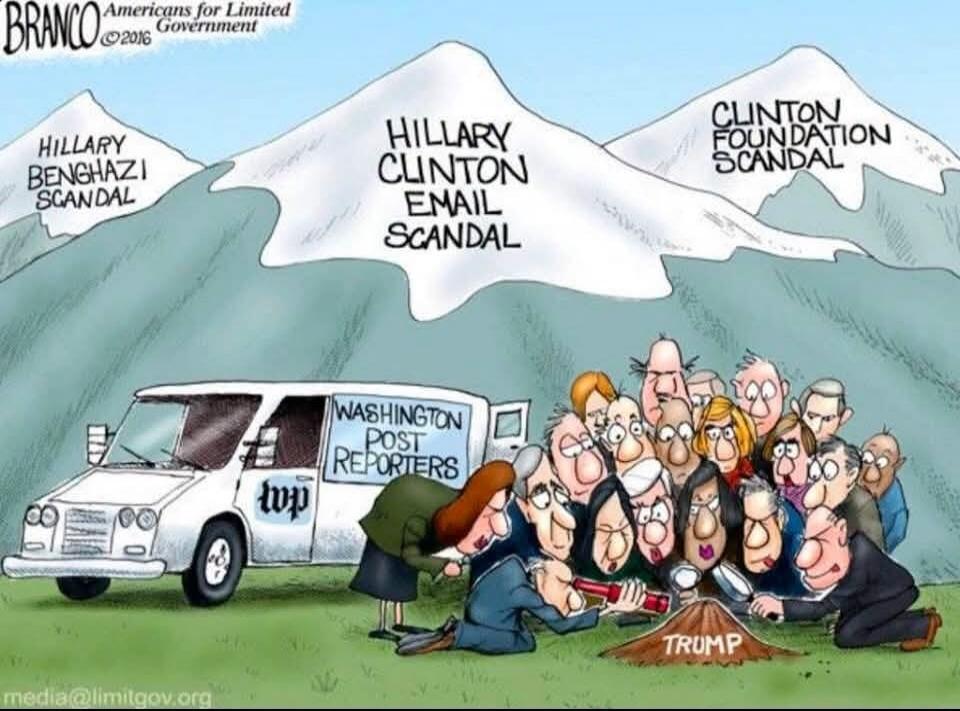 BRANCO Americans for Limited Government ©2016 HILLARY BENGHAZI SCANDAL HILLARY CLINTON EMAIL SCANDAL CLINTON FOUNDATION SCANDAL WASHINGTON POST REPORTERS twp TRUMP media@limitgov.org