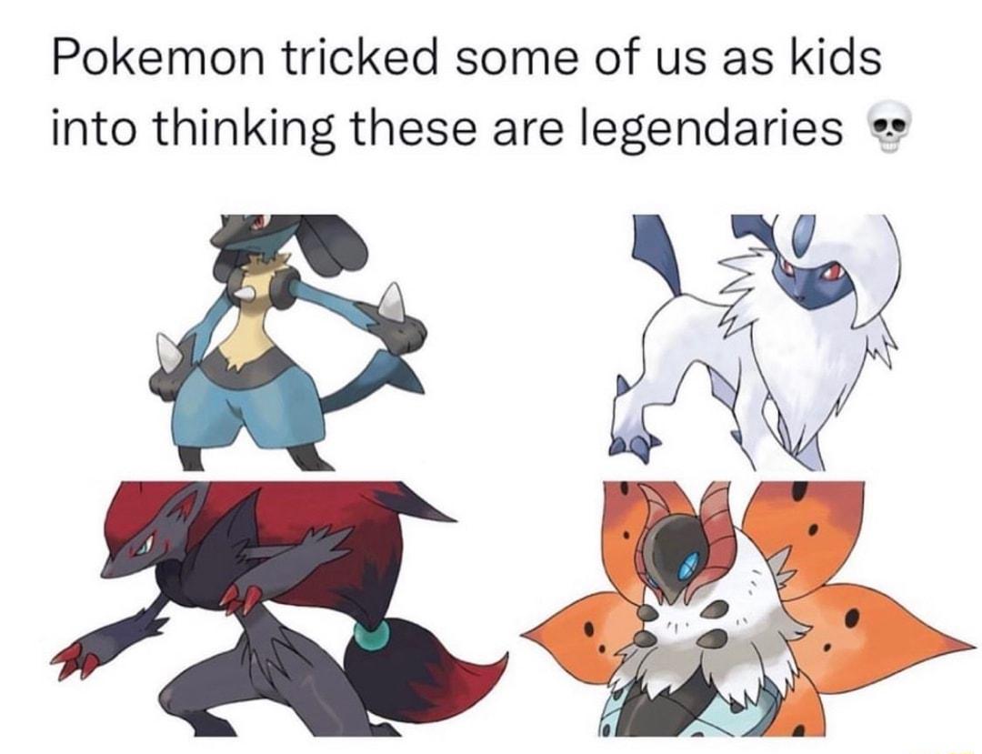 Pokemon tricked some of us as kids into thinking these are legendaries u