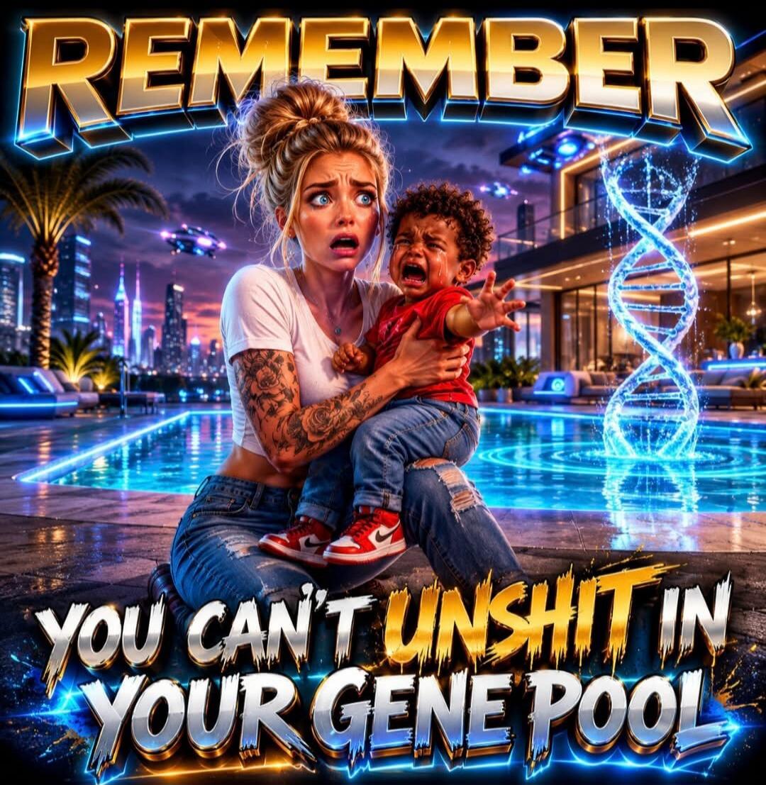 REMEMBER YOU CAN'T UNSHIT IN YOUR GENE POOL